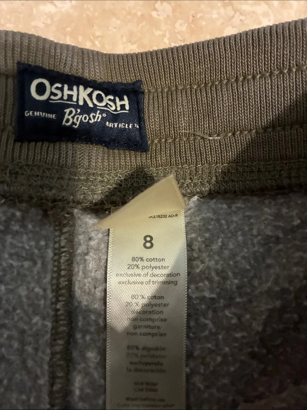 OshKosh B'gosh Olive Green Kids Jogger Sweatpants